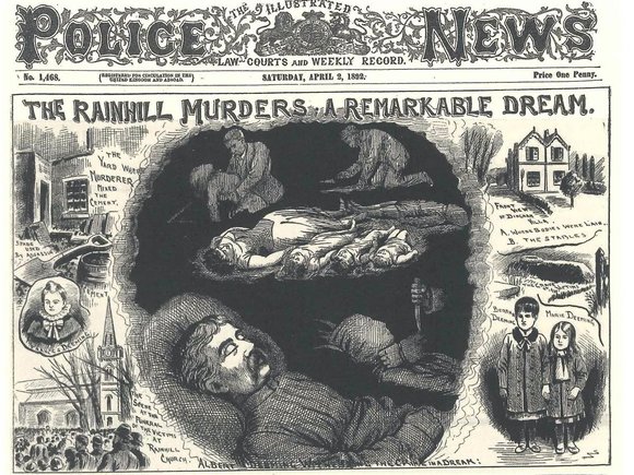 Folleto de True Crime en el siglo XIX